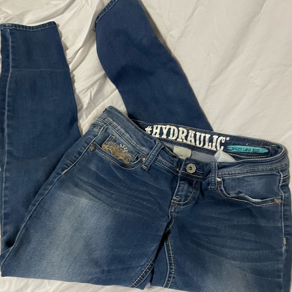 Hydraulic skinny jeans